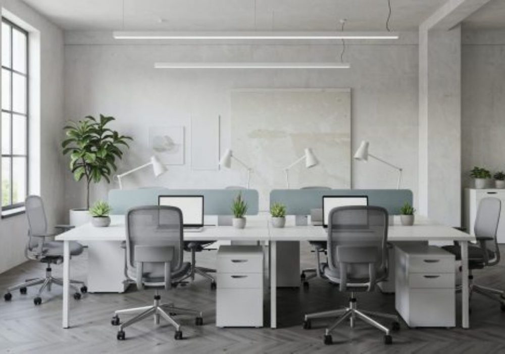 Office interior illustrating professional office cleaning by Stonebrook Cleaning Co